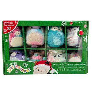 Squishmallows Plush 4" Ornament Set: 8 Pieces / One Size